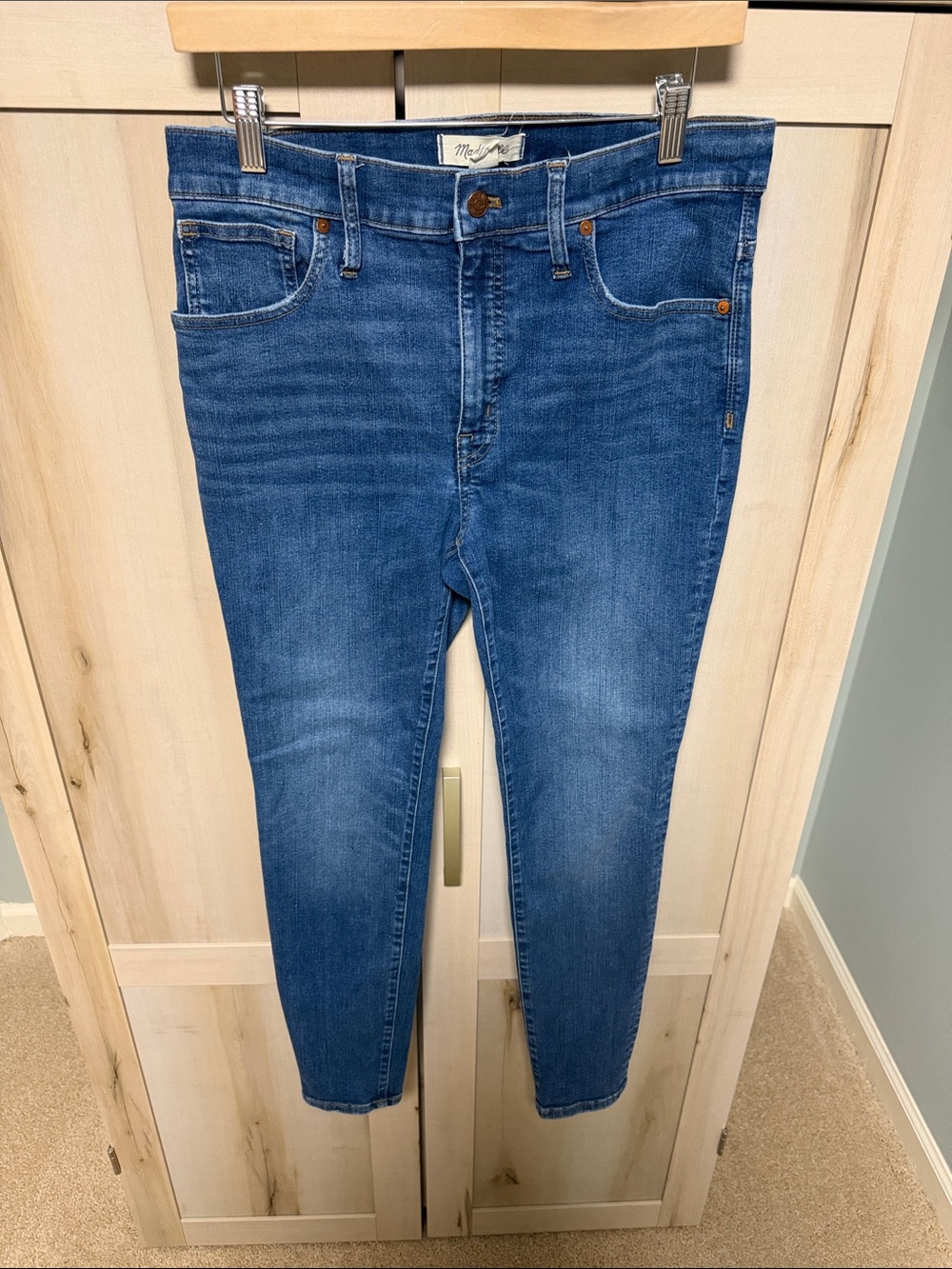 Madewell Women’s Medium Blue Skinny Jeans